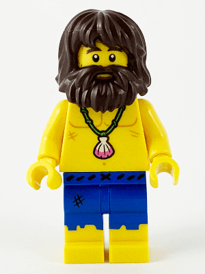 Shipwreck Survivor, Series 21 (Minifigure Only without Stand and Accessories) – КОЛЕКЦИОНЕРСКИ МИНИФИГУРКИ