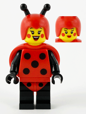 Ladybug Girl, Series 21 (Minifigure Only without Stand and Accessories) – КОЛЕКЦИОНЕРСКИ МИНИФИГУРКИ
