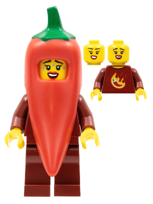 Chili Costume Fan, Series 22 (Minifigure Only without Stand and Accessories) – КОЛЕКЦИОНЕРСКИ МИНИФИГУРКИ