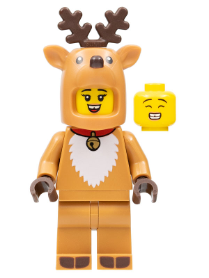 Reindeer Costume, Series 23 (Minifigure Only without Stand and Accessories) – КОЛЕКЦИОНЕРСКИ МИНИФИГУРКИ