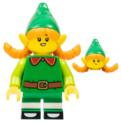 Holiday Elf, Series 23 (Minifigure Only without Stand and Accessories) – КОЛЕКЦИОНЕРСКИ МИНИФИГУРКИ