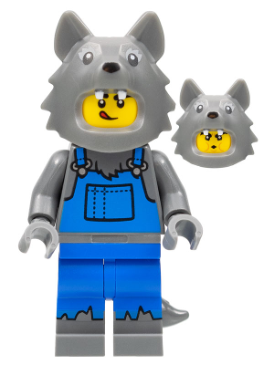 Wolf Costume, Series 23 (Minifigure Only without Stand and Accessories) – КОЛЕКЦИОНЕРСКИ МИНИФИГУРКИ