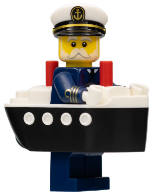 Ferry Captain, Series 23 (Minifigure Only without Stand and Accessories) – КОЛЕКЦИОНЕРСКИ МИНИФИГУРКИ