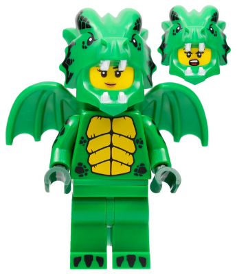Green Dragon Costume, Series 23 (Minifigure Only without Stand and Accessories) – КОЛЕКЦИОНЕРСКИ МИНИФИГУРКИ