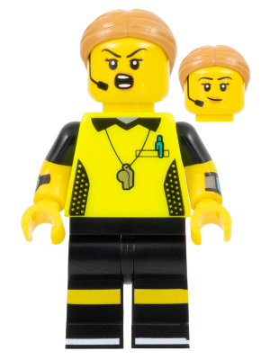 Football Referee, Series 24 (Minifigure Only without Stand and Accessories) – КОЛЕКЦИОНЕРСКИ МИНИФИГУРКИ