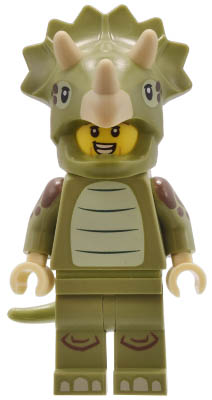 Triceratops Costume Fan, Series 25 (Minifigure Only without Stand and Accessories) – КОЛЕКЦИОНЕРСКИ МИНИФИГУРКИ