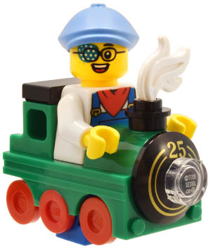 Train Kid, Series 25 (Minifigure Only without Stand and Accessories) – КОЛЕКЦИОНЕРСКИ МИНИФИГУРКИ
