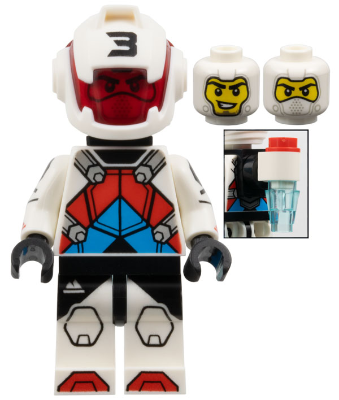 Jetpack Racer, Series 27 (Minifigure Only without Stand and Accessories) – КОЛЕКЦИОНЕРСКИ МИНИФИГУРКИ