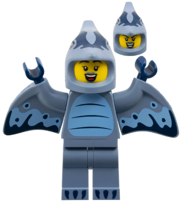 Pterodactyl Costume Fan, Series 27 (Minifigure Only without Stand and Accessories) – КОЛЕКЦИОНЕРСКИ МИНИФИГУРКИ