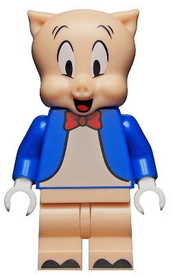 Porky Pig, Looney Tunes (Minifigure Only without Stand and Accessories) – КОЛЕКЦИОНЕРСКИ МИНИФИГУРКИ