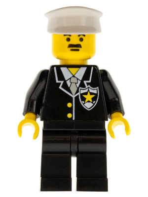 Police - Suit with Sheriff Star, Black Legs, White Hat – ГРАДСКИ