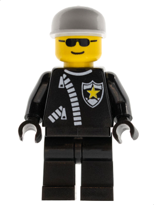 Police - Zipper with Sheriff Star, White Cap – ГРАДСКИ