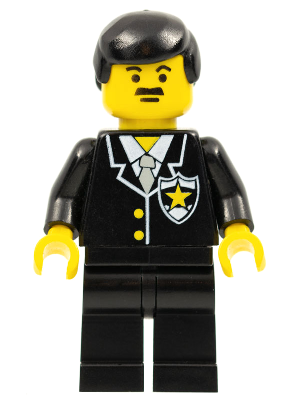 Police - Suit with Sheriff Star, Black Legs, Black Male Hair – ГРАДСКИ