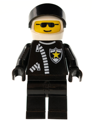 Police - Zipper with Sheriff Star, White Helmet, Black Visor – ГРАДСКИ