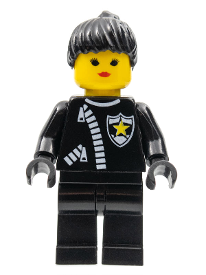 Police - Zipper with Sheriff Star, Black Ponytail Hair – ГРАДСКИ