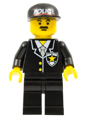 Police - Suit with Sheriff Star, Black Legs, Black Cap with Police Pattern – ГРАДСКИ
