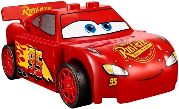 Lightning McQueen - Red, 'Rust-eze' in Fancy Script – КОЛИТЕ
