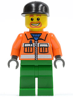 Sanitary Engineer 1 - Green Legs, Beard Around Mouth – ГРАДСКИ