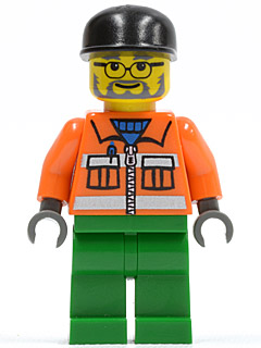 Sanitary Engineer 2 - Green Legs, Glasses and Beard – ГРАДСКИ