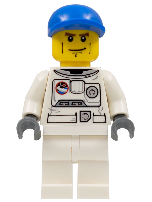 Spacesuit, White Legs, Blue Short Bill Cap, Brown Eyebrows – ГРАДСКИ