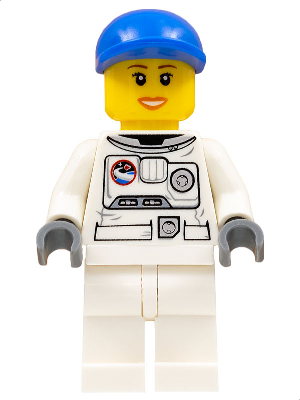 Spacesuit, White Legs, Blue Short Bill Cap, Eyelashes – ГРАДСКИ
