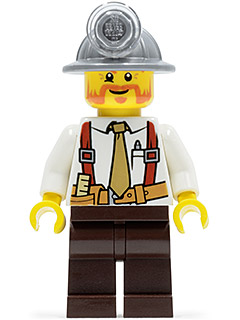 Miner - Shirt with Tie and Suspenders, Mining Helmet, Beard – ГРАДСКИ