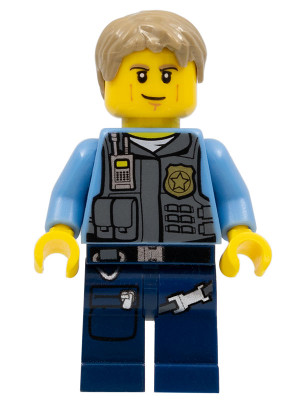 Police - LEGO City Undercover Chase McCain, Dark Blue Legs – ГРАДСКИ