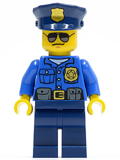 Police - City Officer, Gold Badge, Police Hat, Sunglasses – ГРАДСКИ