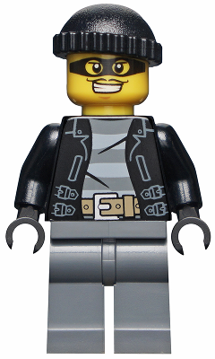 Police - City Bandit Male, Black Knit Cap, Mask – ГРАДСКИ