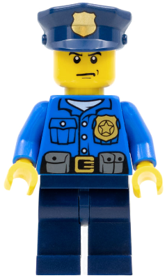 Police - City Officer, Gold Badge, Police Hat, Scowl – ГРАДСКИ