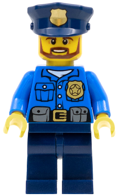 Police - City Officer, Gold Badge, Police Hat, Beard – ГРАДСКИ