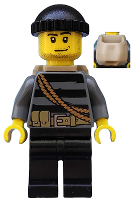 Police - City Burglar, Knit Cap and Open Backpack – ГРАДСКИ