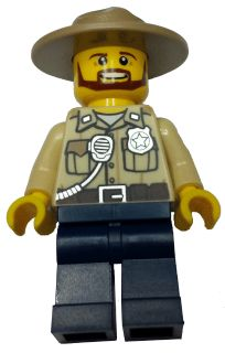 Swamp Police - Officer, Shirt, Dark Tan Hat, Brown Beard – ГРАДСКИ