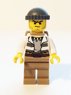 Swamp Police - Crook Male with Dark Bluish Gray Knit Cap and Backpack – ГРАДСКИ