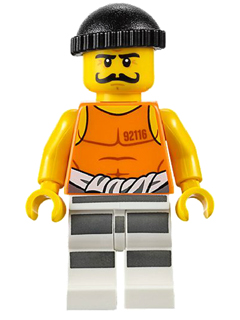 Police - Jail Prisoner 92116 Undershirt, Striped Legs, Black Knit Cap – ГРАДСКИ