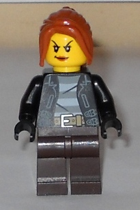 Police - City Bandit Crook Female, Dark Orange Hair – ГРАДСКИ