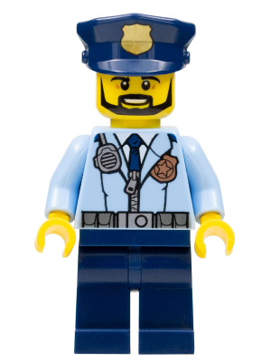 Police - City Officer, Zipper Jacket and Badge, Prison Island Police Chief – ГРАДСКИ