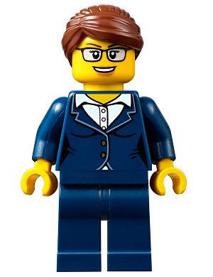Businesswoman - Dark Blue Pants Suit, Glasses – ГРАДСКИ