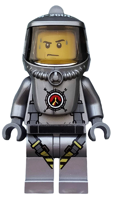 Volcano Explorer - Male Scientist with Heatsuit, Sweat Drops – ГРАДСКИ