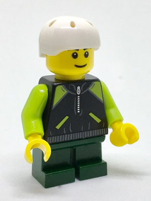 Skateboarder - Lime and Black Jacket – ГРАДСКИ