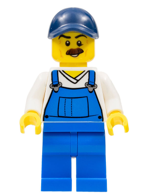 Beach Janitor - Blue Overalls and Dark Blue Cap – ГРАДСКИ