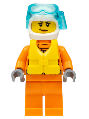Coast Guard City - Female Rescuer with Scuba Diver Mask – ГРАДСКИ