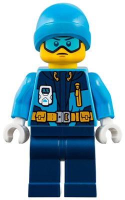 Arctic Explorer - Male, Dark Blue Legs, Dark Azure Beanie, Medium Azure Ski Goggles – ГРАДСКИ