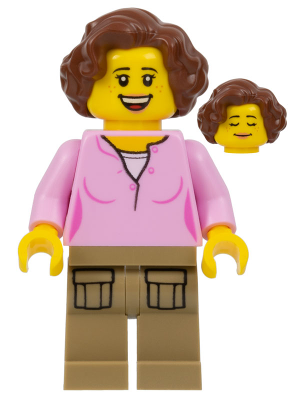 Hiker, Female Parent, Pink Shirt, Dark Tan Legs – ГРАДСКИ