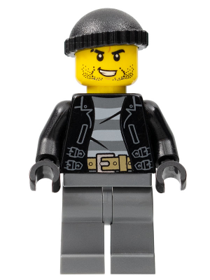Police - City Bandit Crook, Black Knit Cap, Black Stubble – ГРАДСКИ