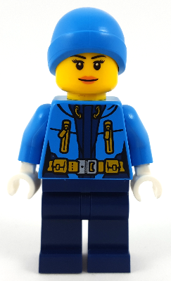 Arctic Explorer - Female, Dark Blue Legs, Dark Azure Beanie – ГРАДСКИ