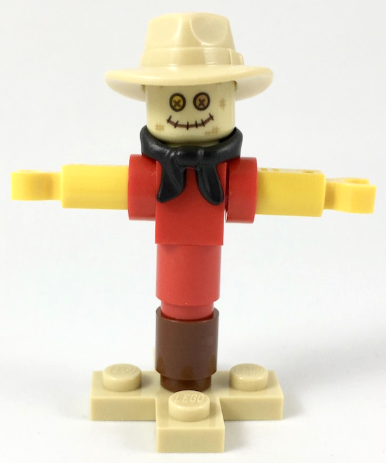 Scarecrow - Tan Fedora, Black Bandana, Red Shirt – ГРАДСКИ