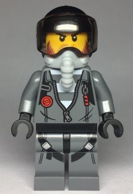 Sky Police - Jail Prisoner Jacket over Prison Stripes, Black Helmet, Oxygen Mask – ГРАДСКИ