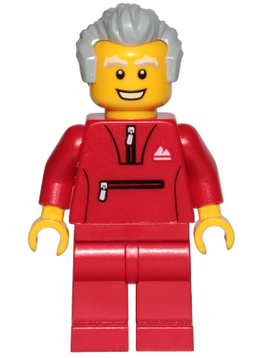 Grandfather - Red Tracksuit, Light Bluish Gray Hair – ГРАДСКИ