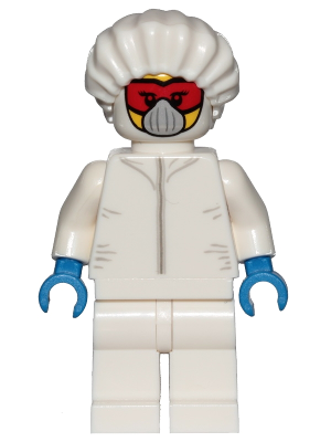 Drone Engineer - White Safety Jumpsuit, Red Goggles and White Mask – ГРАДСКИ